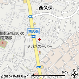 神奈川県茅ヶ崎市西久保796-7周辺の地図