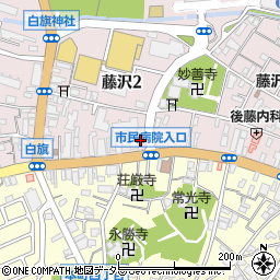 湘南弐番館周辺の地図