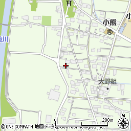 岐阜県羽島市小熊町西小熊1755周辺の地図