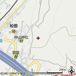 神奈川県松田町（足柄上郡）神山周辺の地図