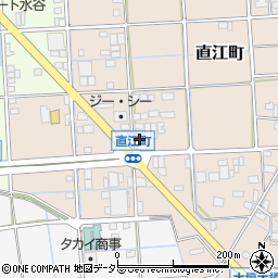 岐阜県大垣市直江町220周辺の地図