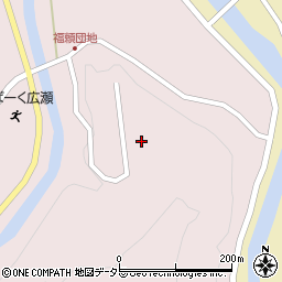 島根県安来市広瀬町下山佐福頼周辺の地図