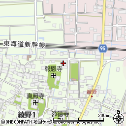 西美濃農協綾里支店周辺の地図