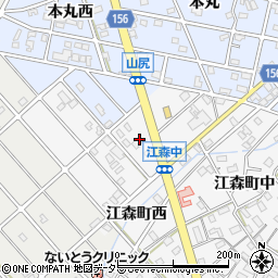 朝日ガスエナジー株式会社　江南営業所周辺の地図