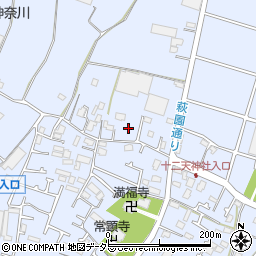 神奈川県茅ヶ崎市萩園505周辺の地図