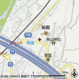 神奈川県足柄上郡松田町神山402周辺の地図