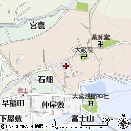 愛知県犬山市大門周辺の地図