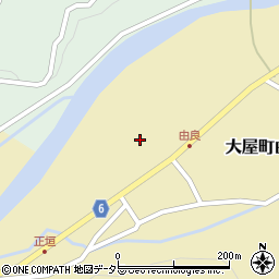 兵庫県養父市大屋町由良1275周辺の地図