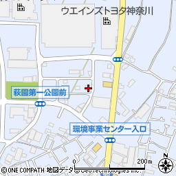神奈川県茅ヶ崎市萩園3846周辺の地図