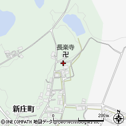 京都府綾部市新庄町長周辺の地図