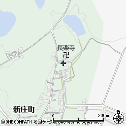 京都府綾部市新庄町（長）周辺の地図