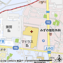 三菱ＵＦＪ銀行バローショッピングセンター大口店 ＡＴＭ周辺の地図