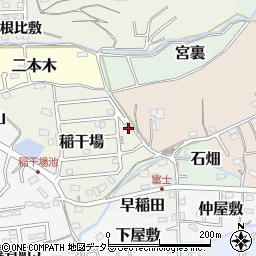 愛知県犬山市稲干場32周辺の地図