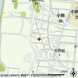 岐阜県羽島市小熊町西小熊1756周辺の地図