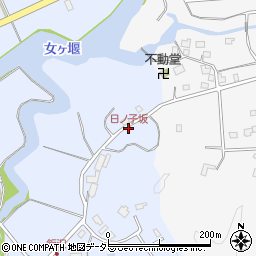 日ノ子坂周辺の地図