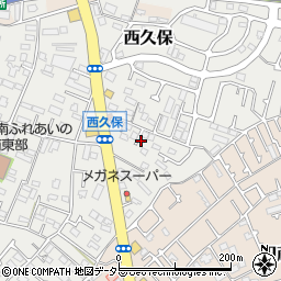 神奈川県茅ヶ崎市西久保822周辺の地図