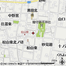 愛知県一宮市木曽川町黒田往還東東ノ切61周辺の地図