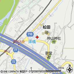 神奈川県足柄上郡松田町神山401周辺の地図