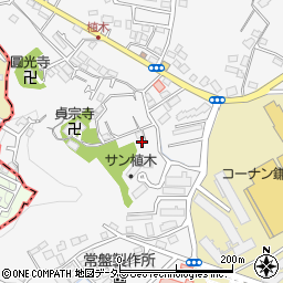 神奈川県鎌倉市植木670-5周辺の地図