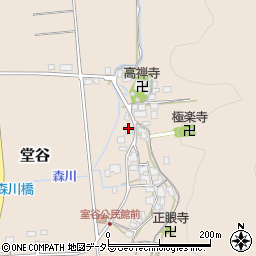 滋賀県米原市堂谷222周辺の地図