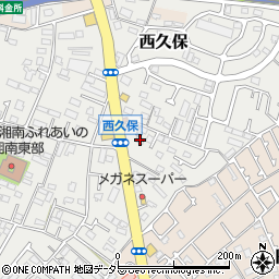 神奈川県茅ヶ崎市西久保824周辺の地図