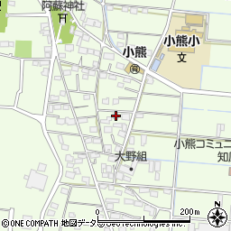 岐阜県羽島市小熊町西小熊1859-1周辺の地図