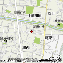 愛知県犬山市羽黒上前川原4-9周辺の地図