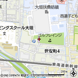 大垣ゴルフレインジ周辺の地図