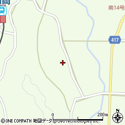 岐阜県恵那市山岡町田沢2783周辺の地図