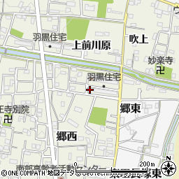 愛知県犬山市羽黒上前川原4-8周辺の地図