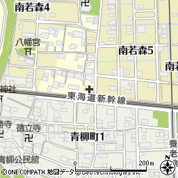 岐阜県大垣市南若森町3周辺の地図