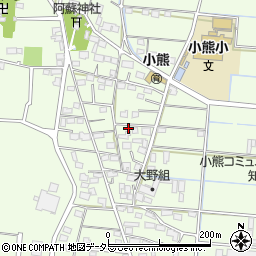岐阜県羽島市小熊町西小熊1858-3周辺の地図