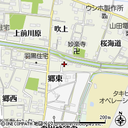 愛知県犬山市羽黒桜海道47周辺の地図