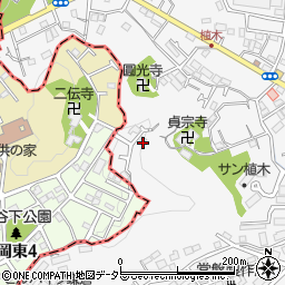神奈川県鎌倉市植木666-4周辺の地図