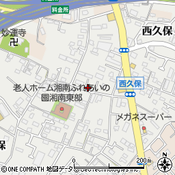 神奈川県茅ヶ崎市西久保1545周辺の地図