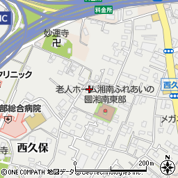 神奈川県茅ヶ崎市西久保736周辺の地図