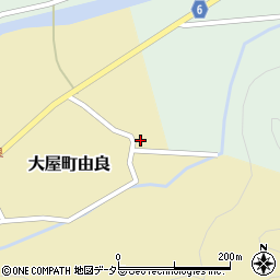 兵庫県養父市大屋町由良505周辺の地図