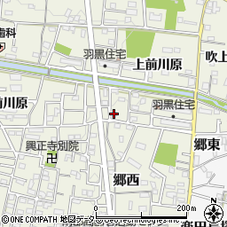愛知県犬山市羽黒上前川原2-6周辺の地図