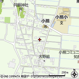 岐阜県羽島市小熊町西小熊1727周辺の地図