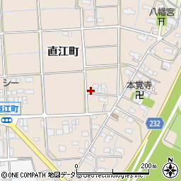 岐阜県大垣市直江町439周辺の地図