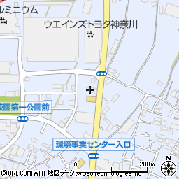 神奈川県茅ヶ崎市萩園3824周辺の地図