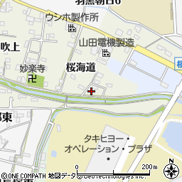 愛知県犬山市羽黒桜海道60-5周辺の地図