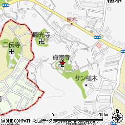 神奈川県鎌倉市植木656周辺の地図