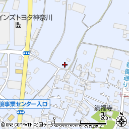 神奈川県茅ヶ崎市萩園613周辺の地図