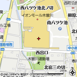 株式会社キクチメガネ　イオンモール木曽川店周辺の地図