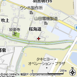 愛知県犬山市羽黒桜海道60周辺の地図