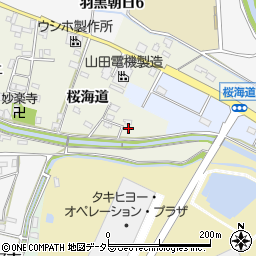 愛知県犬山市羽黒桜海道78周辺の地図