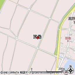 京都府福知山市筈巻周辺の地図