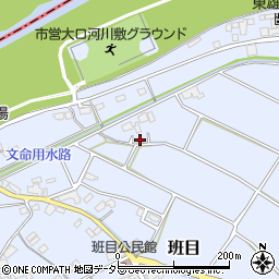 神奈川県南足柄市班目1019周辺の地図