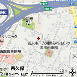 神奈川県茅ヶ崎市西久保466周辺の地図